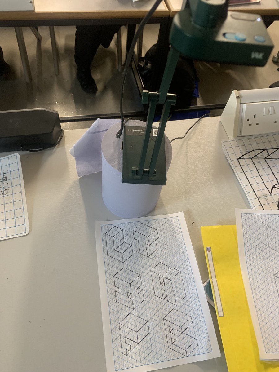 From I can’t, to I can! What a great lesson i’m watching in DT. Some fantastic modelling by Miss allowed the students to succeed with isometric drawing. Wonderful to see their confidence grow and their enthusiasm!