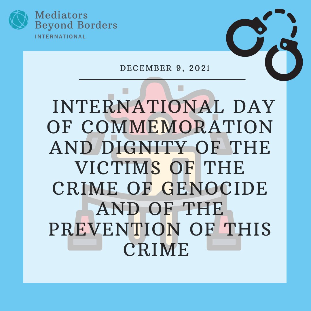 MBBIntl's tweet photo. Today, we raise awareness of the Genocide Convention and its role in combating the crime of genocide. To prevent these, it is critically important to understand their root causes. While conflict has many causes, genocidal conflict is identity-based. #CrimeofGenocide https://t.co/UWqAHFaYBt