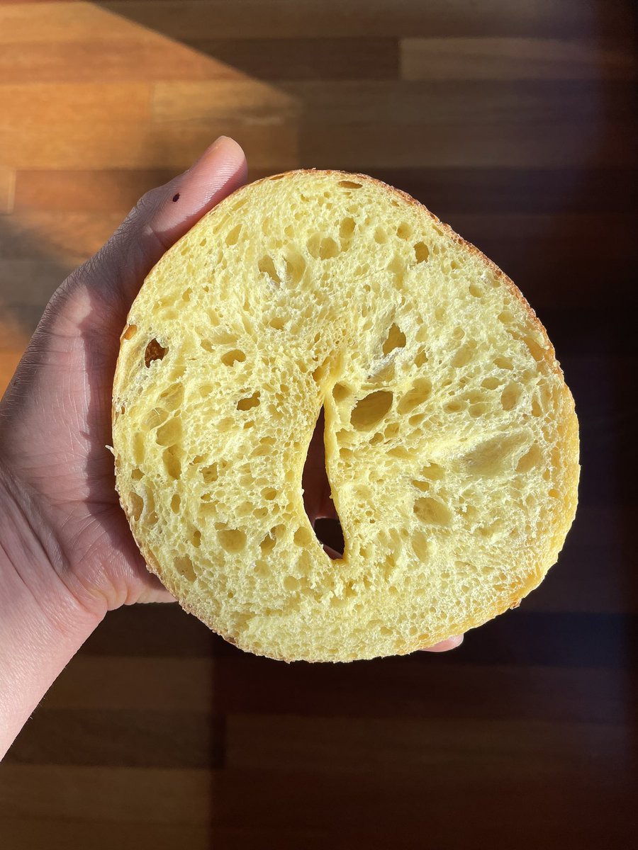 Egg bagels today! Back soon as a weekly special. Fluffy, soft, delicious!