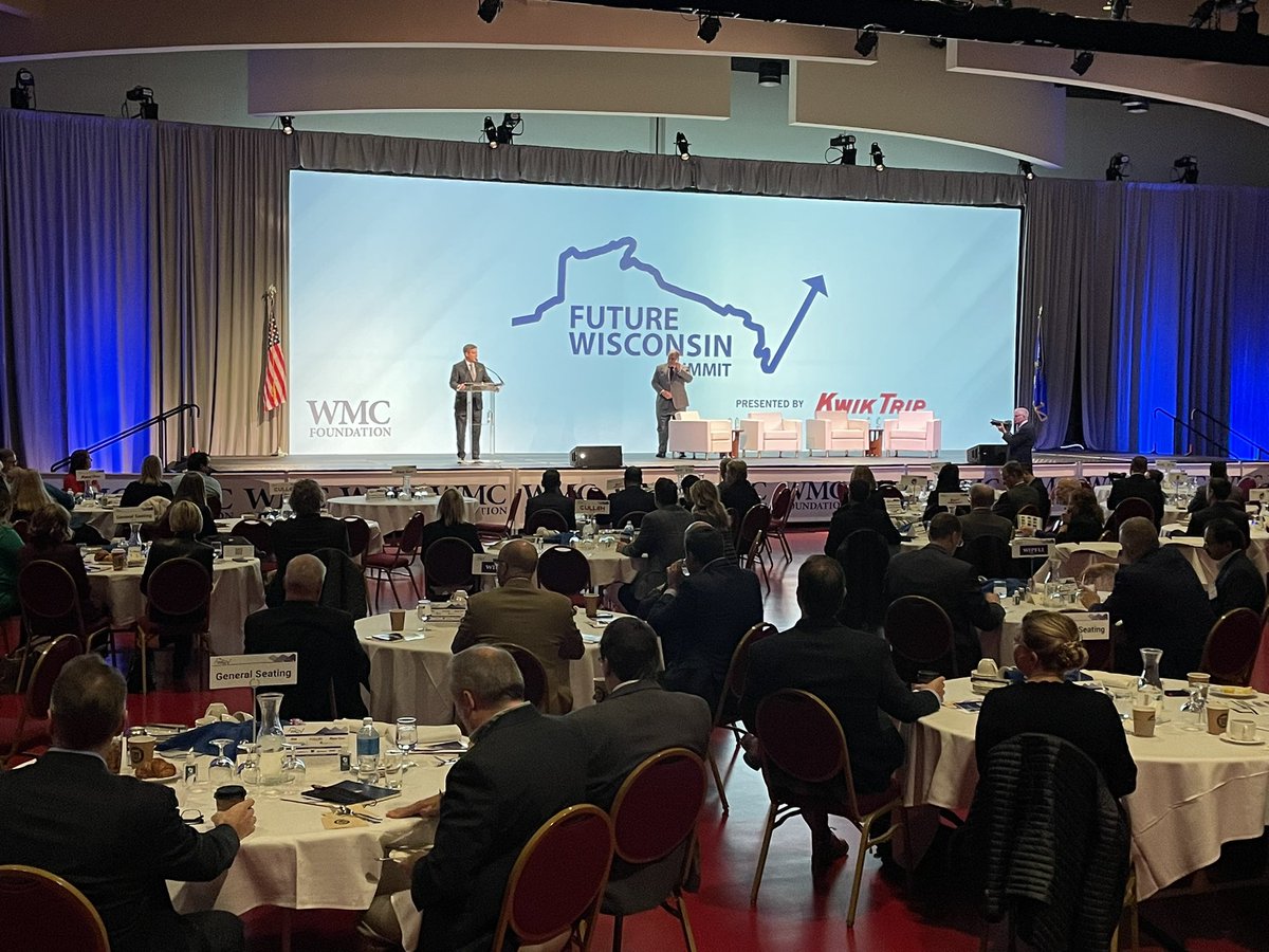 NickBNovak's tweet photo. Kicking off the WMC Foundation Future Wisconsin Summit this morning! Looking forward to a productive and interesting day! #FutureWI https://t.co/VwaH1KS7kH