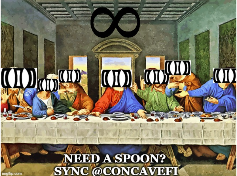 definatic's tweet photo. Forks are overrated. Get your spoon at @ConcaveFi #OHM #OHMforks #olympusdao https://t.co/bGK2167LHf