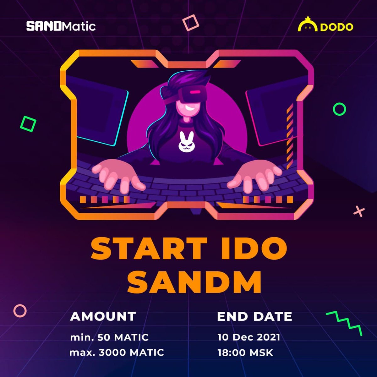 sand_matic's tweet photo. Старт 1 Раунда IDO 💥💥💥

Мы безумно рады анонсировать начало 1го раунда IDO нашего токена SANDM. Отличные новости, прошло всего лишь 30 минут IDO "0 Раунда", а стоимость токена на данный момент уже равна ≈ .. Подробней в нашем телеграм-канале https://t.co/eB0x786E6k
#Polygon https://t.co/pSSEl5N7LU