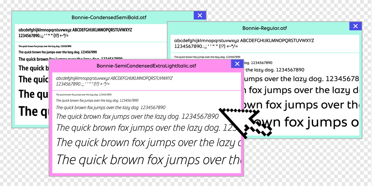 Type Network (@typenetwork) on Twitter photo Bonnie by <a href="/originaltypecom/">Original Type</a> combines the bold qualities of geometric sans with soft and human qualities to produce a friendly atmosphere. Coming in three widths, Bonnie is a great tool for copy fitting in a variety of layouts.
Get Bonnie on TN: store.typenetwork.com/foundry/origin… Bonnie by <a href="/originaltypecom/">Original Type</a> combines the bold qualities of geometric sans with soft and human qualities to produce a friendly atmosphere. Coming in three widths, Bonnie is a great tool for copy fitting in a variety of layouts.
Get Bonnie on TN: store.typenetwork.com/foundry/origin…