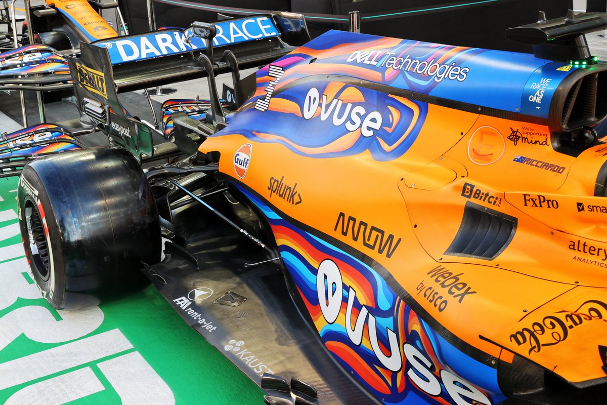 wearetherace's tweet photo. McLaren's new livery, out in the open! 

What do we think of it? 

#AbuDhabiGP | #F1 https://t.co/SQuK61cg8M