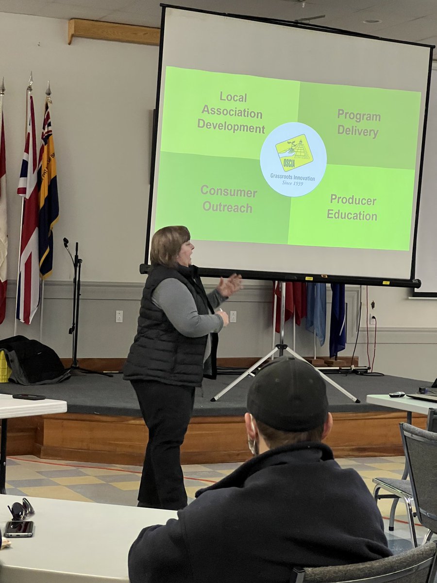 Marriedafarmer's tweet photo. โฆ@OntarioSoilCropโฉ #DSCIA #Agm21 glad to be together being Covid safe! https://t.co/nm6lpRr40j