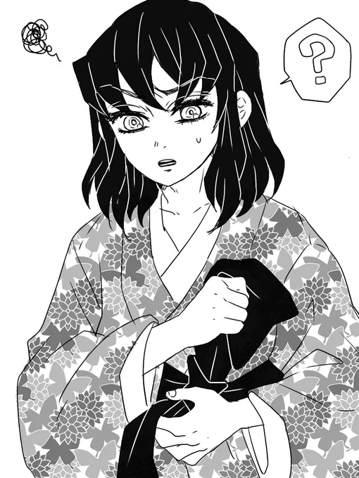 普段から服なんか着てないだろうにどうやって着付けたんだろう… 