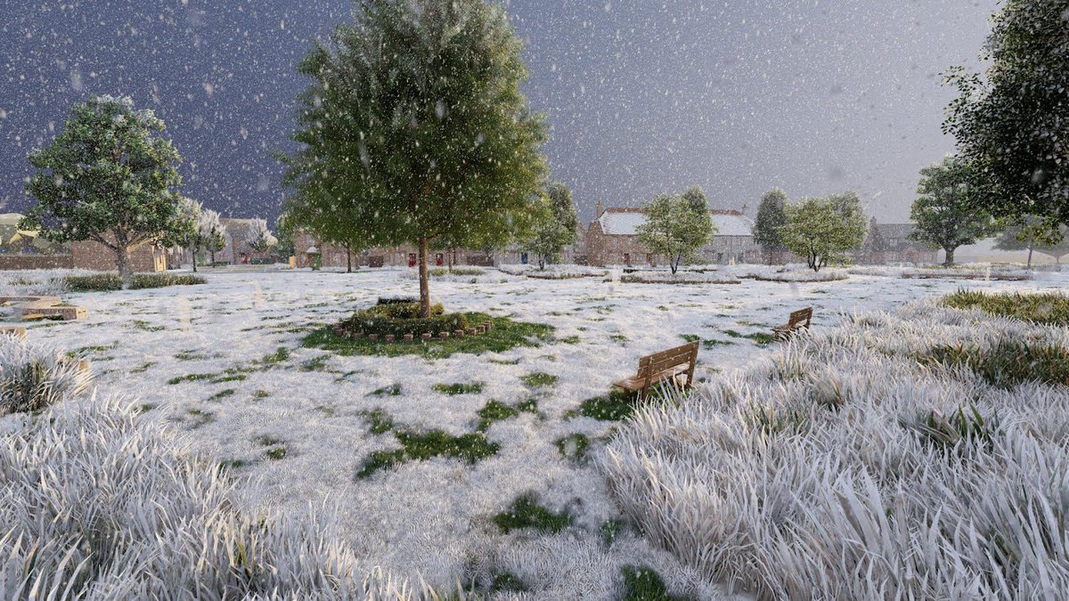 gdesignerjames's tweet photo. @landscapeserv Christmas visual No.2 of a landscape proposal for a fantastic 50 unit scheme in the New Forest for Hurst and Hurst Estates using @LumionUK! https://t.co/1CtWHyqlOF