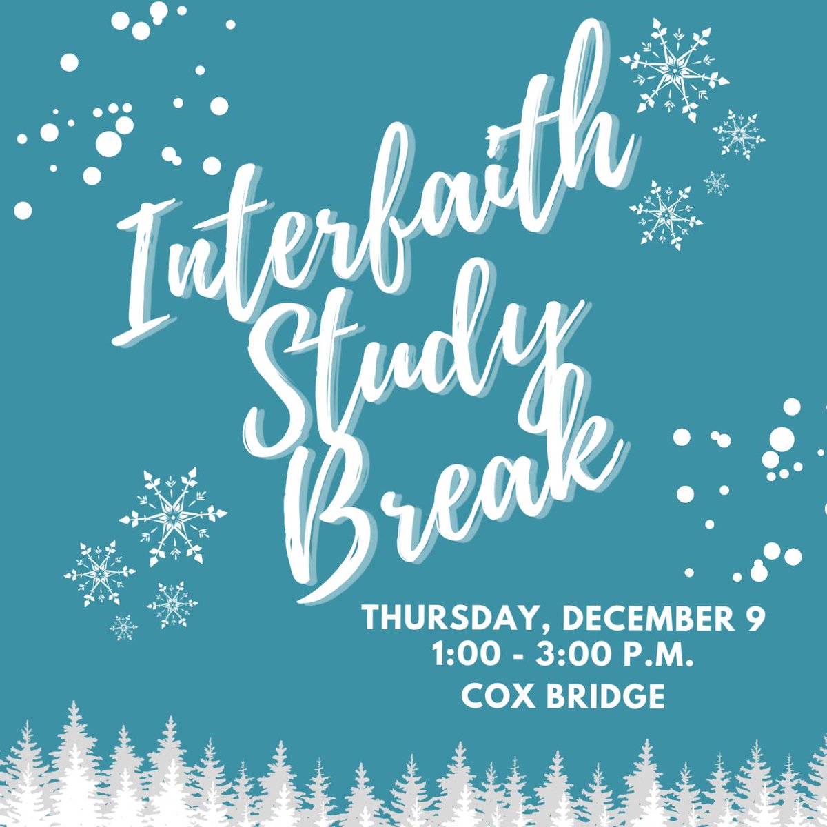 ukirkatl's tweet photo. Today we'll be at Emory with other orgs for the Interfaith Study Break.
Stop by Cox Bridge for a delicious snack, free t-shirt, and much needed study break!
1-3pm https://t.co/Xu3mFcBzgC