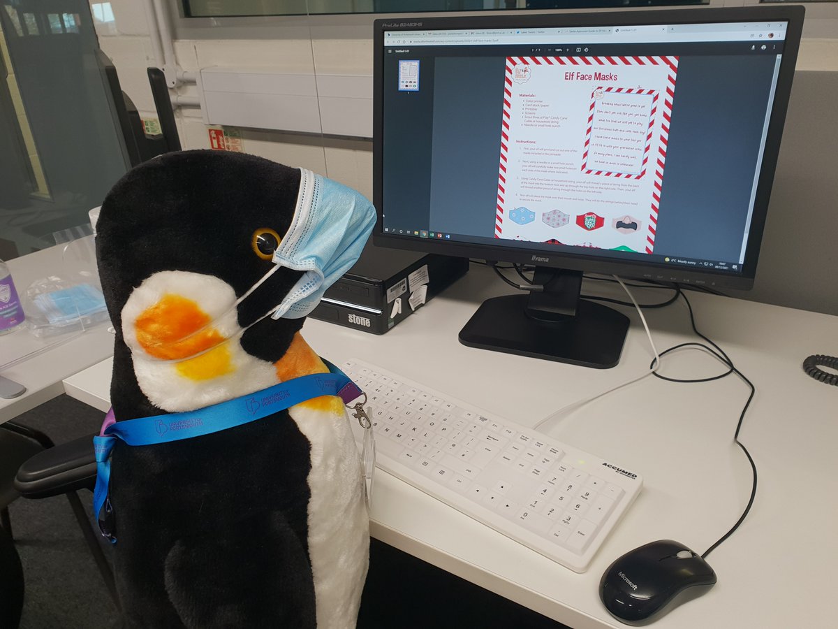 UoPLibrary Penguin tweet media