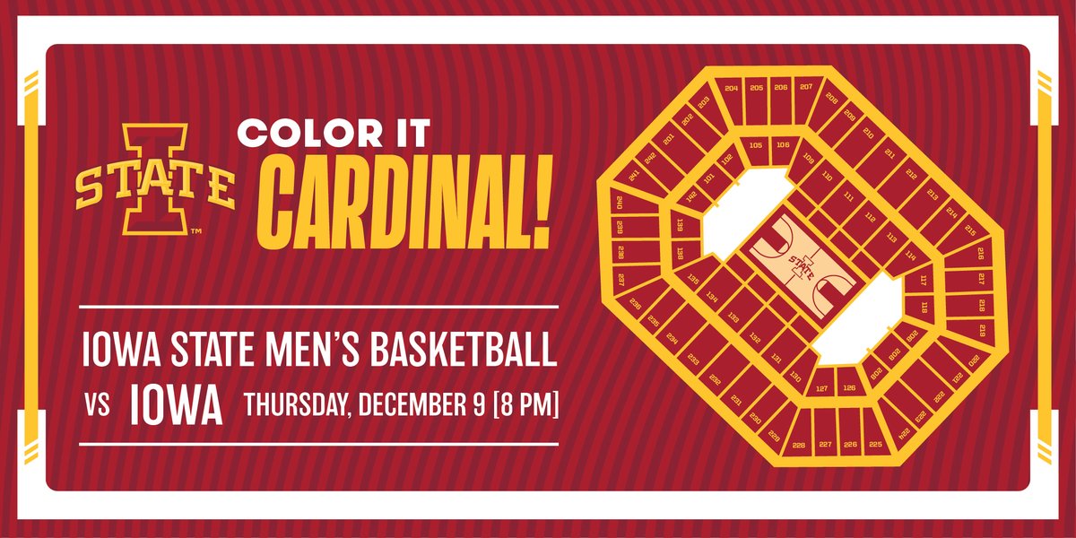 isubookstore's tweet photo. It's time to color it cardinal for tonights basketball 8pm game vs. Iowa! Shop cardinal @ https://t.co/YWtecp9RKj
#cyclONEfamily #taxfreeshopping #cyclonenation #cyclonebasketball #iowastateuniversity #cy #cardinal #coloritcardinal #BeatIowa https://t.co/U6DwSnHWW7