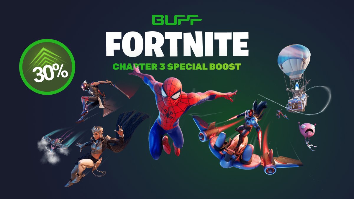 BUFF_Team's tweet photo. Hey Buffers!😎

We are celebrating the arrival of Fortnite Chapter 3 by giving you a 30% boost to all your Fortnite Buff Points earnings for 5 days! 🥳

Start - 09.12.21 8:00 am PST⏰
End - 13.12.21 23:59 PST ⏰

𝐏𝐥𝐚𝐲🎮 → 𝐄𝐚𝐫𝐧💰 → 𝐑𝐞𝐝𝐞𝐞𝐦🎁 https://t.co/STfGaaIBgH