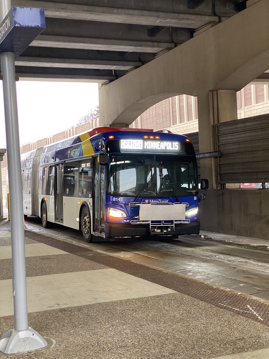 urbanahnjo's tweet photo. Hottest commute look in town. I’m talking about the #OrangeLineMN bus, of course. https://t.co/qAKKpQ231r