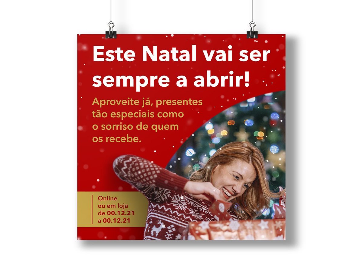 PedroMLGil's tweet photo. Colorfoto – Natal/21
(Omnichannel communication by @cocktaildt )
—
#natal #christmas #escritacriativa #branding #brandidentity #identity #design #corporate #graphicdesign #advertising #logo #visualidentity #logotype #logoinspiration #symbol #typography #photography #video #social https://t.co/fMyCpESewl