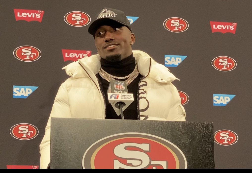 CamInman's tweet photo. #49ers in top 10 of #NFL #ProBowl voting currently:
OT Williams 8th !!!
FB Juszczyk 1st 
DE Bosa 2nd
WR Deebo 4th 
TE Kittle 5th
G Brunskill 7th
LB Warner 8th
P Wishnowsky 9th https://t.co/R458DFpVp3