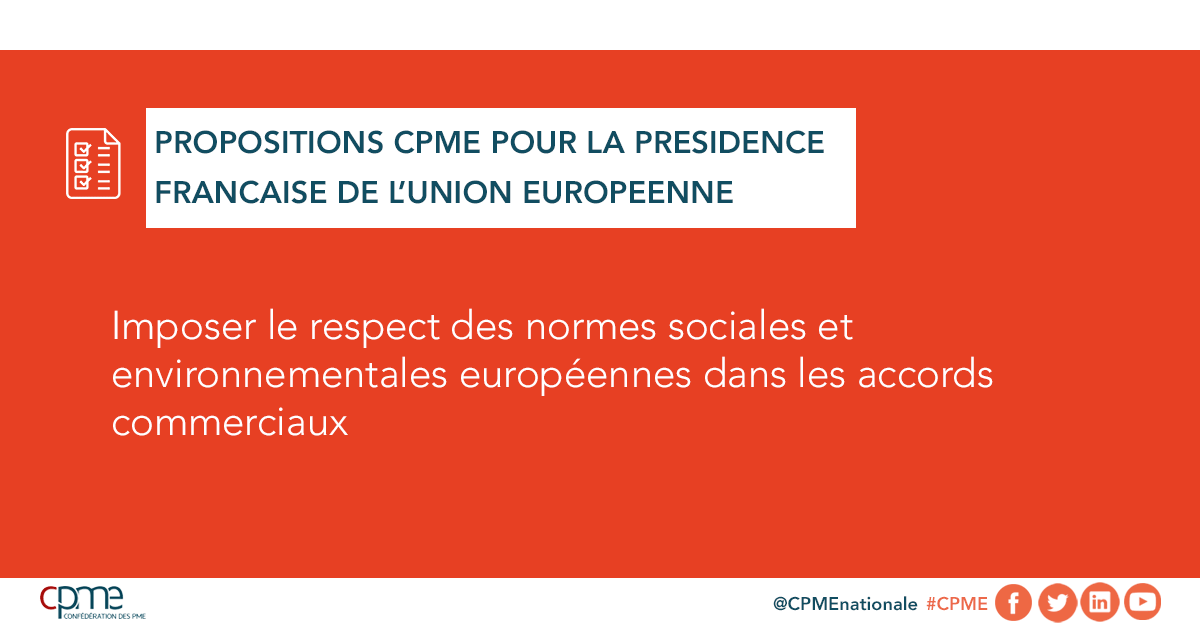 [#PFUE2022] La #CPME souhaite que l'Union européenne accompagne et sécurise les plus petites entreprises qui souhaitent exporter vers de nouveaux marchés.

Consultez nos propositions ▶️ cpme.fr/publications/l…
