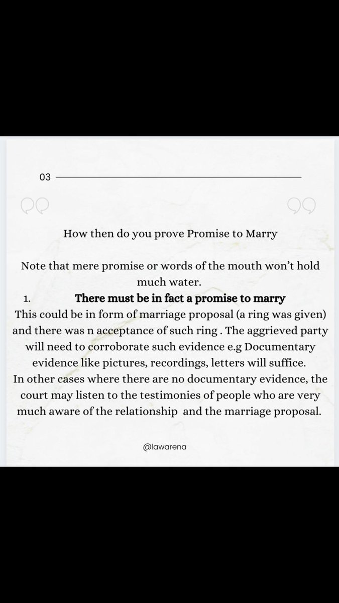 YemiUnfiltered's tweet photo. Very true. Here is an article i wrote for @LawArena1 on breach of promise to marry and the remedies available for getting your heart broken. Follow them for more. https://t.co/kaGJy9LYfA