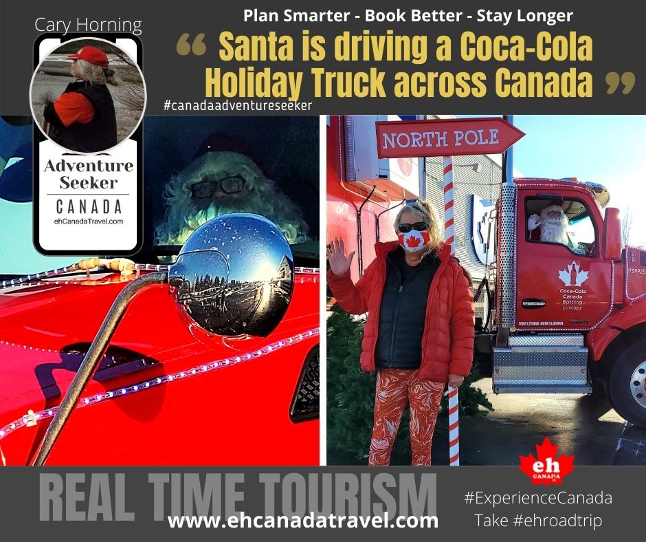 ehCanadaTravel's tweet photo. EH? New Photo Gallery : Santa is driving a Coca-Cola Holiday Truck across Canada shared by Canada Adventure Seeker Cary Horning. 
***
https://t.co/eyYrD3uRsT
***
#cocacola #holidaytruck #canada #experiencecanada #ehroadtrip #santa #deliverthemagic #partagezlamagie https://t.co/6ZKefyNuIR