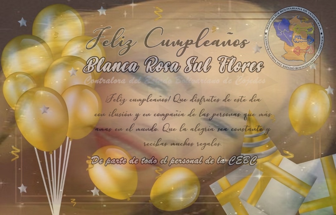CECojedes_'s tweet photo. Feliz Cumpleaños  @BlancaSul1  @cecojedes https://t.co/Ua29ZXenh5