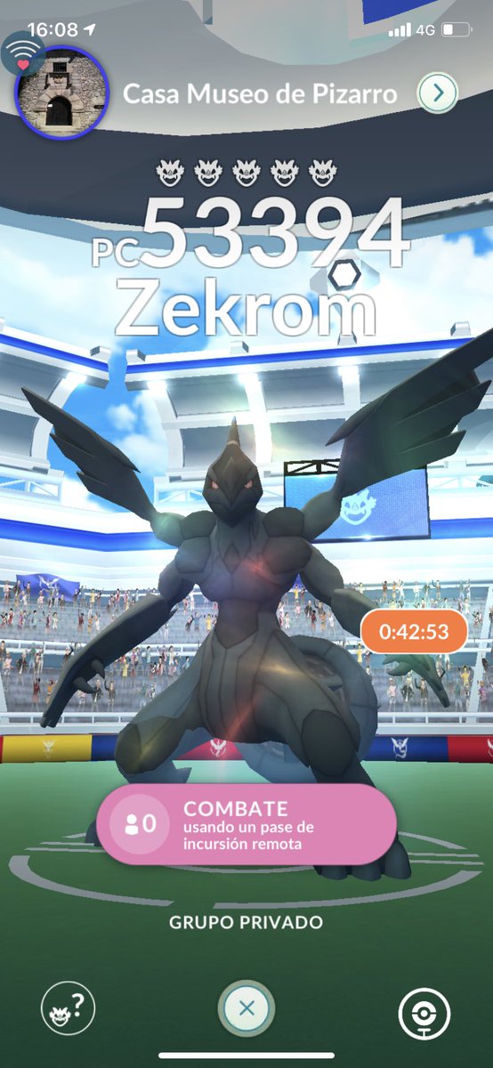 GoWady's tweet photo. Zekrom raid now!! Add me, my code is 8556 0275 2370. #PokemonGoRaid #ZekromRaid Only 2 more people https://t.co/U0dJzGEw8k