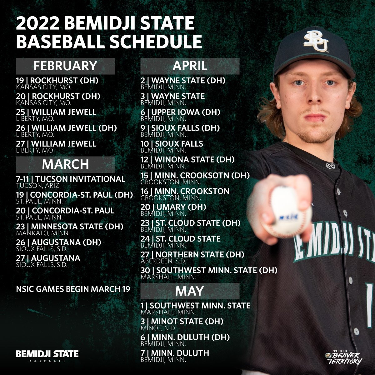 BSUBeaversBase's tweet photo. Take a peek at the 2022 schedule out NOW!
#BeaverTerritory | #BeavBaseball https://t.co/YxllUVZDim