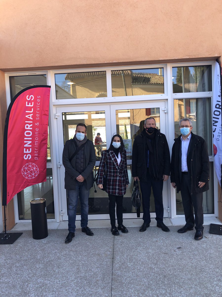 Depuis lundi nous livrons à nos clients notre résidence 86e les <a href="/senioriales/">Senioriales</a> de Sainte-Victoire à Pourrières dans le <a href="/Departement_Var/">Departement du Var 83</a> ☀️
Avec notre partenaire <a href="/CE_CEPAC/">Caisse d’Epargne CEPAC</a> nous avons pu apprécier le cadre idyllique et échanger avec les premiers habitants 🤝
#BienVieillir #SilverEco