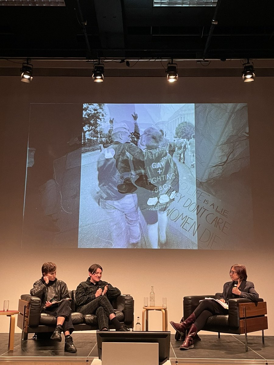 julie_scan's tweet photo. Was a pleasure to hear Phyllis Cristopher last night talk about her exhibition โContactsโ @balticgateshead. Iโve never seen a whole exhibition room in a major gallery with a lesbian focus (itโs only 2021). #lesbianvisibility #lesbianherstory https://t.co/hygIco4Ni7