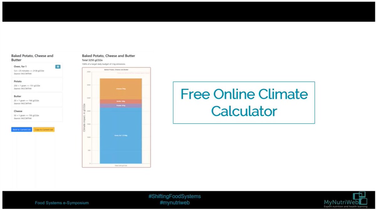 MyNutriWeb's tweet photo. Climate Calculator - https://t.co/zA9wSnyF2b
🍇 🥒 🌽 🍉 A very useful free tool to help you add up the climate impacts of different food choices.
#MyNutriWeb #ShiftingFoodSystems https://t.co/bMBiGIR1kM