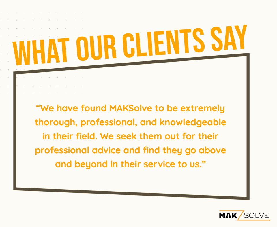maksolve937's tweet image. MAKSolve considers the full understanding of client requirements and their expectations to be at the heart of our continued success story.

We are proud to share these comments with you! 

#MAKSolve #SiteAssessment #ClientTestimonies