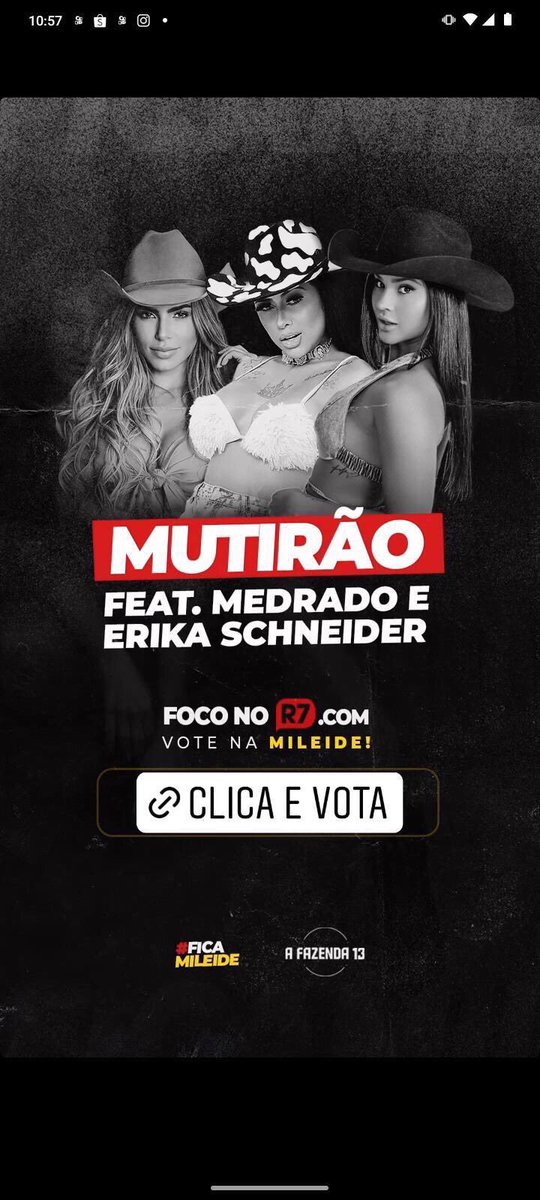medradomeumundo's tweet photo. Votem muito na @mileidemihaile pra ela ficar @medradome @erikaschneider https://t.co/Ch0qLu2UnQ