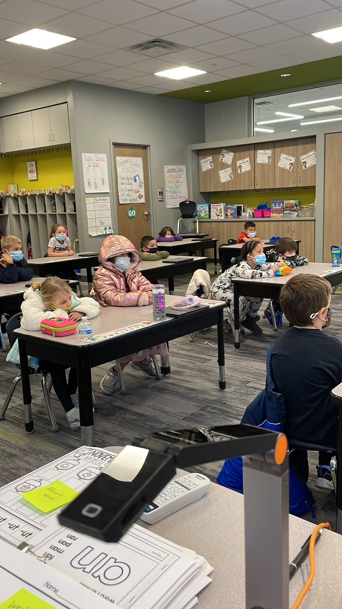 I had the pleasure of subbing in Kinder today and what a treat it was to have a first grader leader from <a href="/MsGreenwood5861/">Kylie King</a> class read to us this morning!