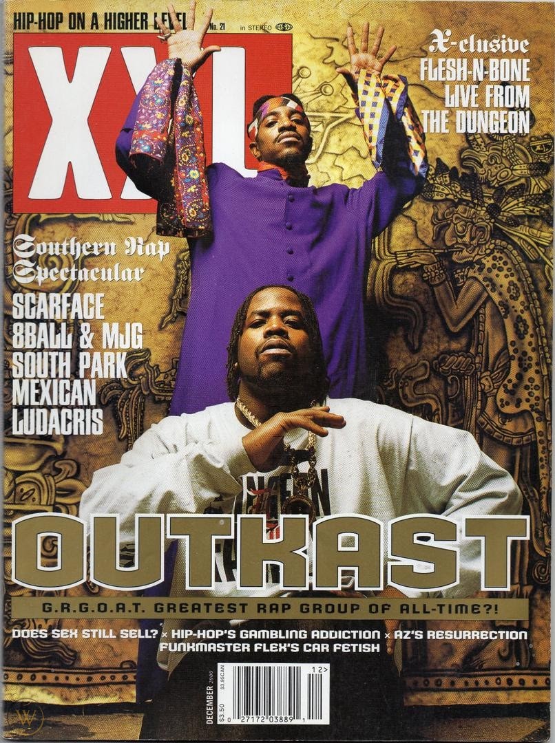 Outkast's tweet image. December 2000 @XXL