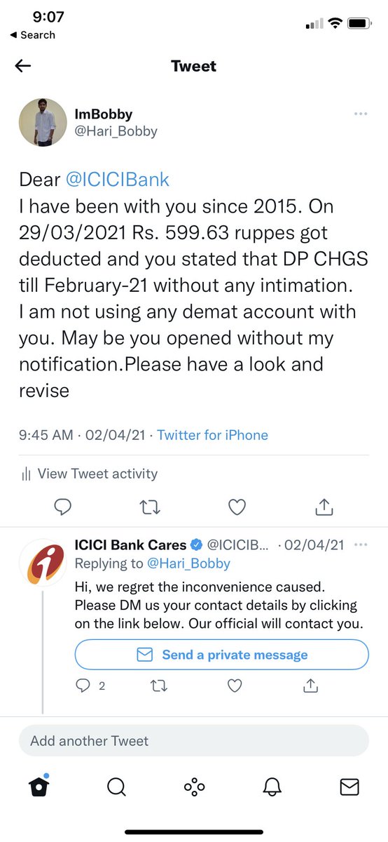 Hari_Bobby's tweet photo. See this my previous complaint https://t.co/dLhamqSzYO