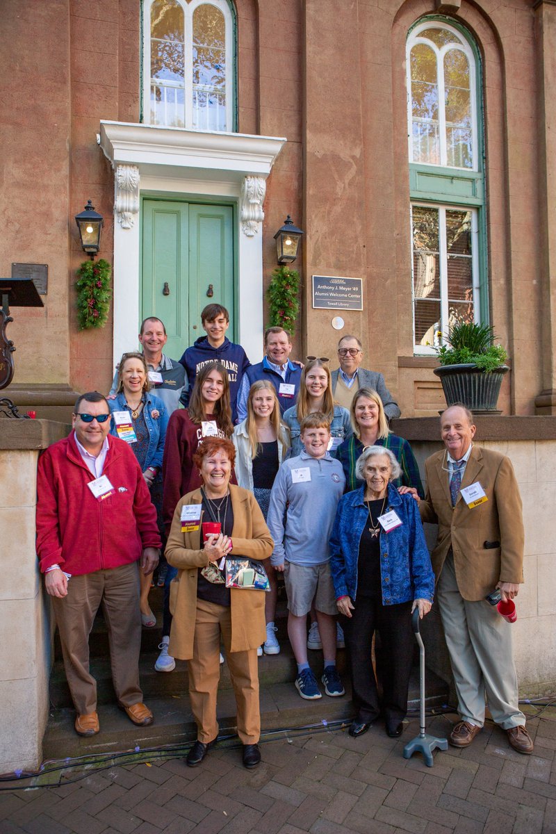 CofCalumni's tweet photo. At #FallAlumniWeekend's Lowcountry Boil, Board of Trustees Chair David Hay '81 + @CofCHsu led the dedication of the Alumni Welcome Center at Towell Library in memory of Anthony J. "Tony" Meyer '49 (1929-2020). The Concert Choir sang "Tony's favorite song," the @CofC Alma Mater. https://t.co/E9xbOJpnsu