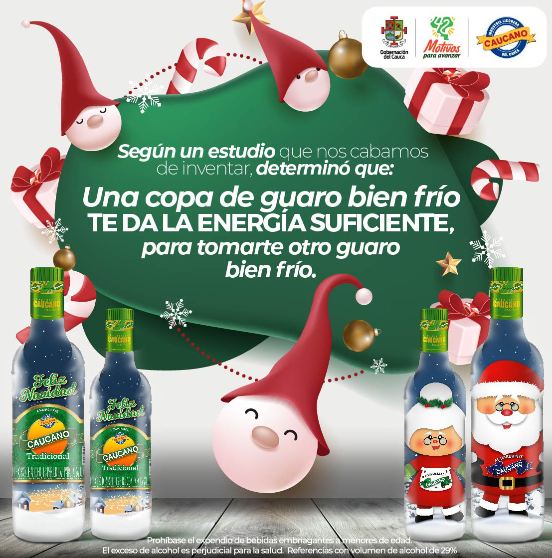 licoreracauca's tweet photo. 😁🎄Son datos y toca darlos😁
#UnGuaroPor que en diciembre todos los días son viernes😅🎄
#UsaCopaIndividual Aguardiente Caucano https://t.co/mh4wmk34if