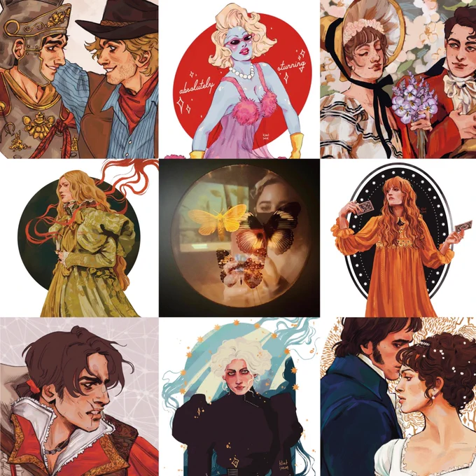 didn't finish as many pieces as I would've liked to this year, but I'm very proud of the ones that I did!! 🌞🌿✨
#artvsartist2021 