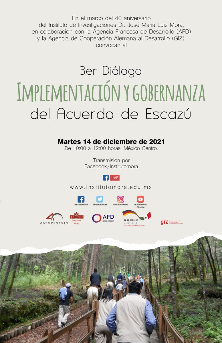maestriacid's tweet photo. #QueNoSeTePase
Diálogo “Implementación y gobernanza del Acuerdo de Escazú”. 🌎🌍
🗓️ Martes 14 de diciembre 2021
⏰ 10:00 horas (CdMx).
🔴 Live: https://t.co/S3LExlQvbm
✅ Organizan 👉 @GIZMexico @AFD_es @institutomora
#Escazú #JusticiaAmbiental #temamcid #EscazúParaTodos https://t.co/NM0FBvqe7a