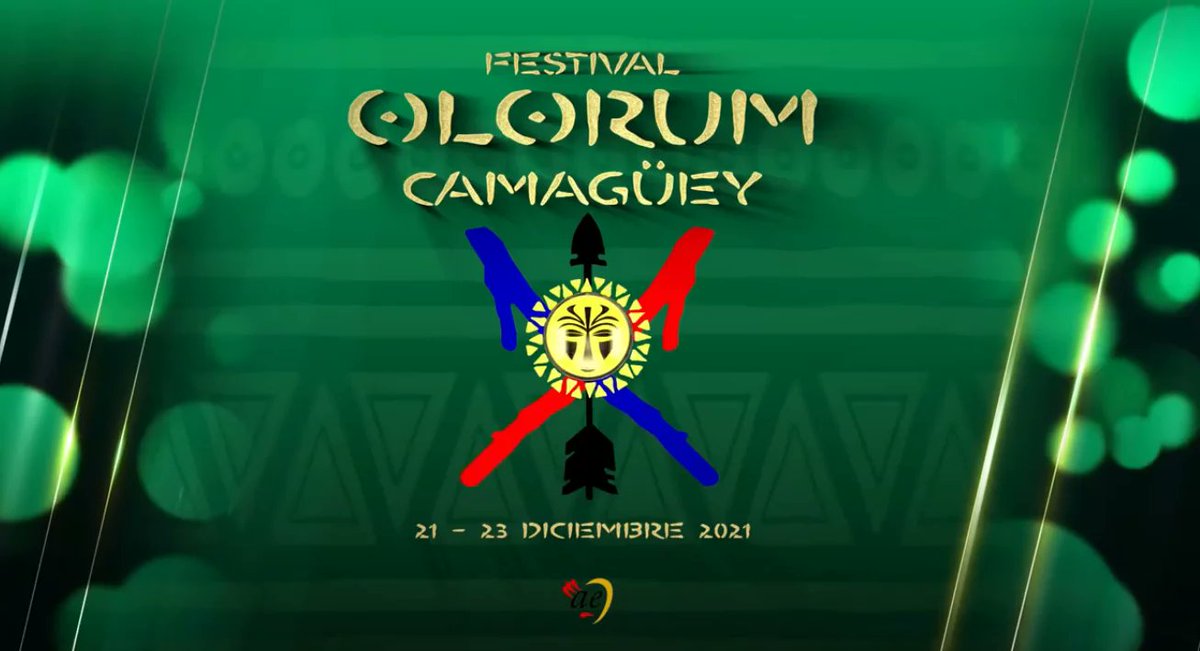 PortalPrincipe's tweet photo. Spot del Festival Olorum 2021, auspiciado por el Ballet Folklórico de Camagüey. https://t.co/UyorS0196g   #Camaguey #Cuba #Arte #Cultura #CubaEsCultura #CubaVive #Danza #Olorum https://t.co/tNj8A6y6Wn