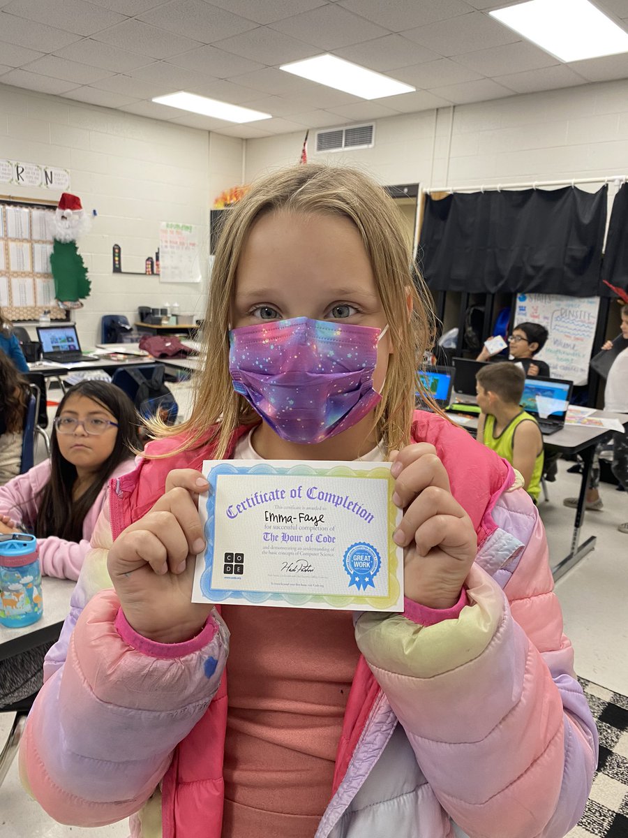 growin3rd's tweet photo. Our third grade class had a #codefront blow in! We completed an hour of code yesterday and I couldn't be more proud of them! @AngletonISD https://t.co/6JRNqEUN2R