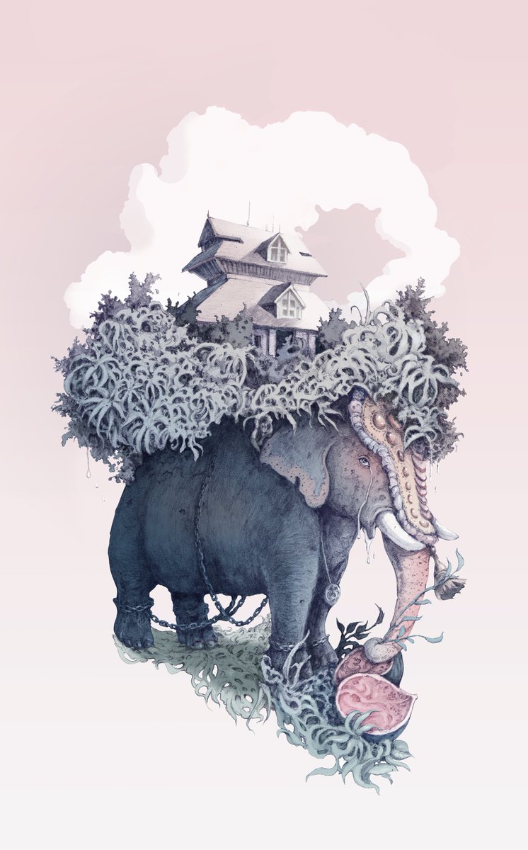zhangahstudio's tweet photo. Adorned with gold and jewels, she bears the weight of the world.

Caparisoned (Pencil &amp; Digital)

#artwork #drawing #elephant https://t.co/P7egpdBNTl