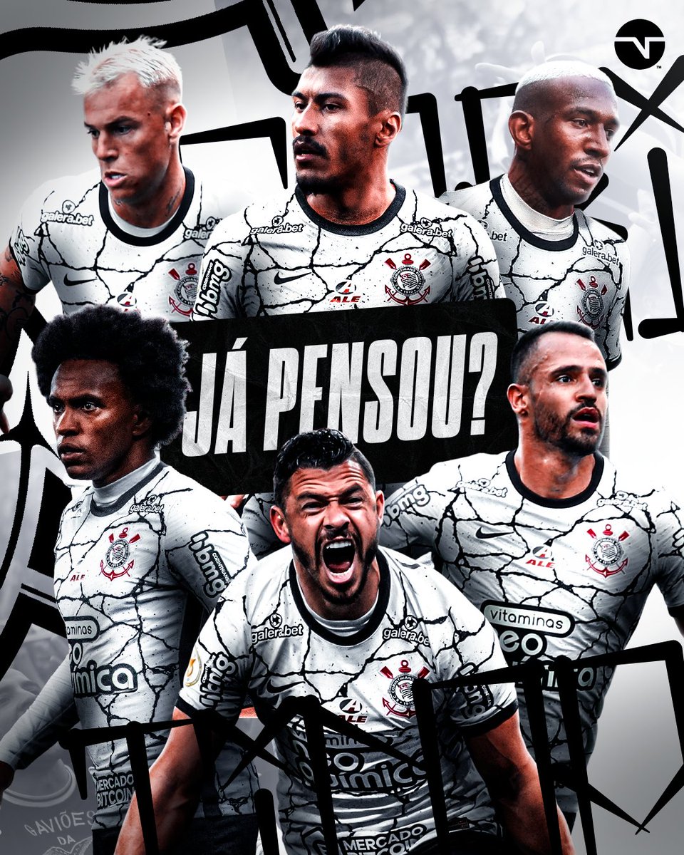 TNTSportsBR's tweet photo. SELETIMÃO! ⚫⚪ 🦅
Olha o TIMAÇO que o Corinthians pode montar se as contratações de Paulinho e Talisca se concretizarem. 👀 https://t.co/solcbE3dj5