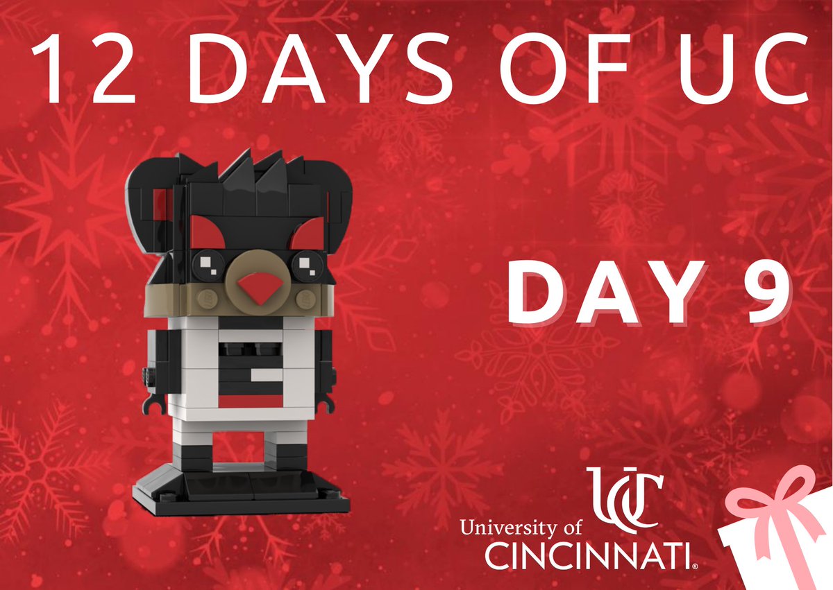 uofcincy's tweet photo. It's the season of giving and we want to know who you would gift this @BrixiLated Bearcat to! Quote tweet with who you would share this with if you won today's #12DaysofUC giveaway. https://t.co/OjSaMLTUJj https://t.co/ui3Erueetk