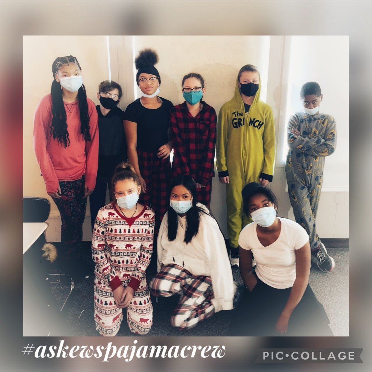 OPS_Morton's tweet photo. Several Advisory groups showing their "Snow Day" spirit by wearing their PJ's. #PantherPride https://t.co/FfgaChKL02