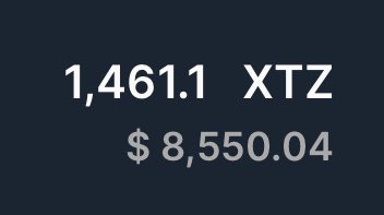 Tezos is killing it these days! #NFT fam, drop some 🔥 on me! I’ve loaded up on #tez to spend! #CleanNFT