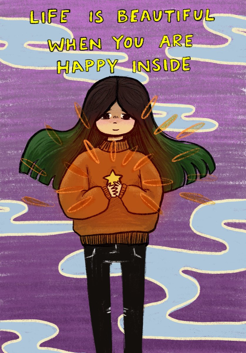 Life is beautiful when you are happy inside ✨🌈