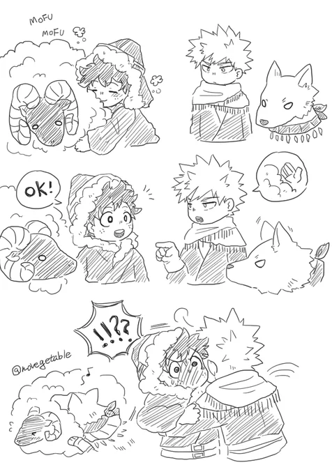 軟綿綿!#勝デク #katsudeku 