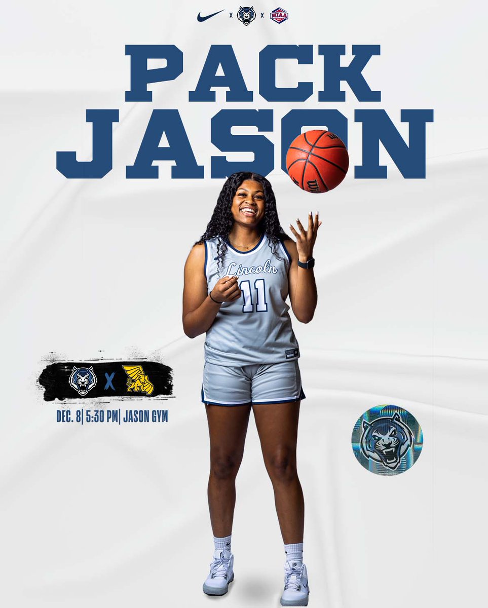 GoBlueTigers's tweet photo. Good Morning ☀️
.
..
It's Gameday. 🏀
@TheMIAA Home Opener.
Doubleheader in Jason Gym.
.
⌚️ @LincolnuWbb 5:30pm
⌚️ @LincolnuMbb 7:30pm
🎟️ https://t.co/H7WtVjJoPA
📺 https://t.co/MwdItdDVEF
.
..
#PackJason
#WelcomeToTheAmbush https://t.co/dFS1tP6Zln