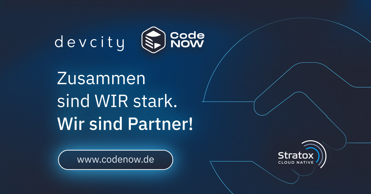 Wir sind stolz darauf, Devcity als unseren neuen Kunden/Partner für CodeNOW begrüßen zu dürfen.

Das Devcity-Team besteht aus erfahrenen Mitarbeitern, die über langjährige Erfahrung in der Verwaltung und Umsetzung komplexer Projekte verfügen. 

#devcity #CodeNOW #Partnerschaft
