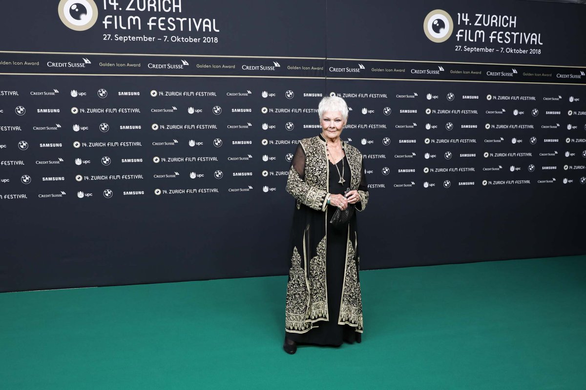 zurichfilmfest's tweet photo. #HappyBirthday Judi Dench 🎂 The bristish actress has garnered wide popular and critical admiration for a career marked by outstanding performances in both classical and contemporary roles. The Academy Award winning actress and was honoured with the #GoldenIcon Award at #ZFF2018. https://t.co/f2fOwrad4X