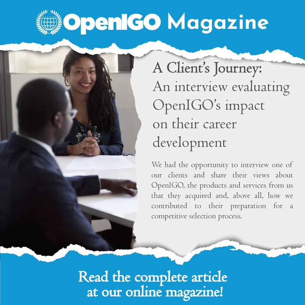 openigonetwork's tweet photo. 👉Want to read the full article? access our online magazine at:
https://t.co/jMlyKsNFg5
.
.
#OpenIGO #UNYPP #UNInternships #UN #WBG #WorldBank #OpenIGOMagazine https://t.co/PJ5ASNXjS5