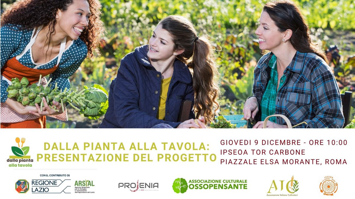 AIColtivatori's tweet photo. Oggi abbiamo lanciato il progetto‘Dalla pianta alla tavola’, con i partner @ossopensante e Projenia Scs, e con il sostegno di @ARSIALlazio 

Con le #imprese agricole🌾 del #Lazio creiamo un percorso professionalizzante per gli studenti 

Leggi ⏩ https://t.co/Xo55LDpeSh https://t.co/n3FL46TRxj